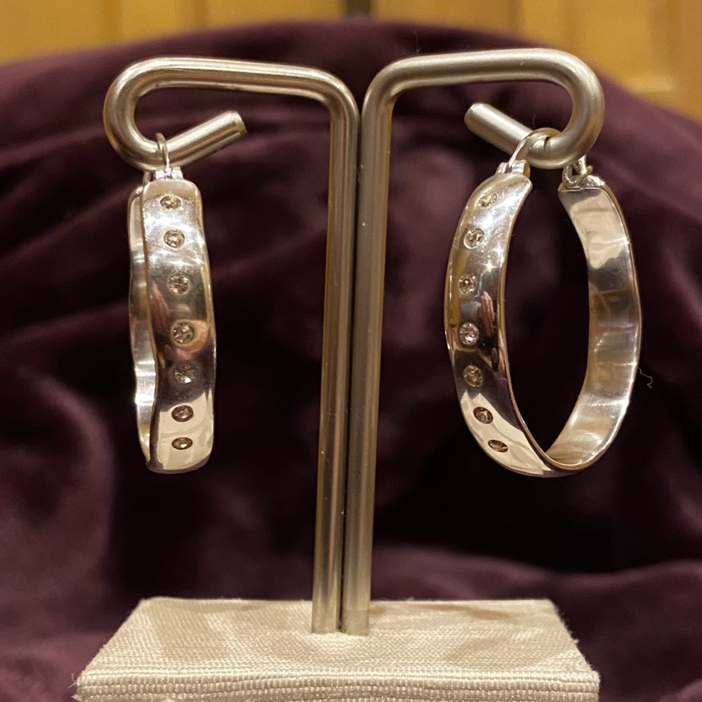 Striking Hoop Earrings